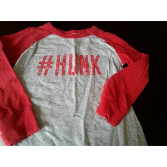 CARTER'S Boys Top Shirt HUNK size 5 gray & red Long Sleeve - Picture 5 of 7